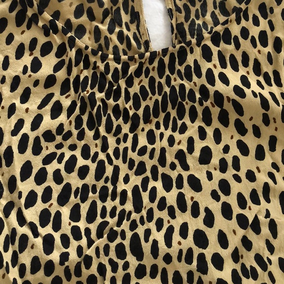 J.Crew Factory Leopard print blouse. Size 4 - Picture 5 of 5